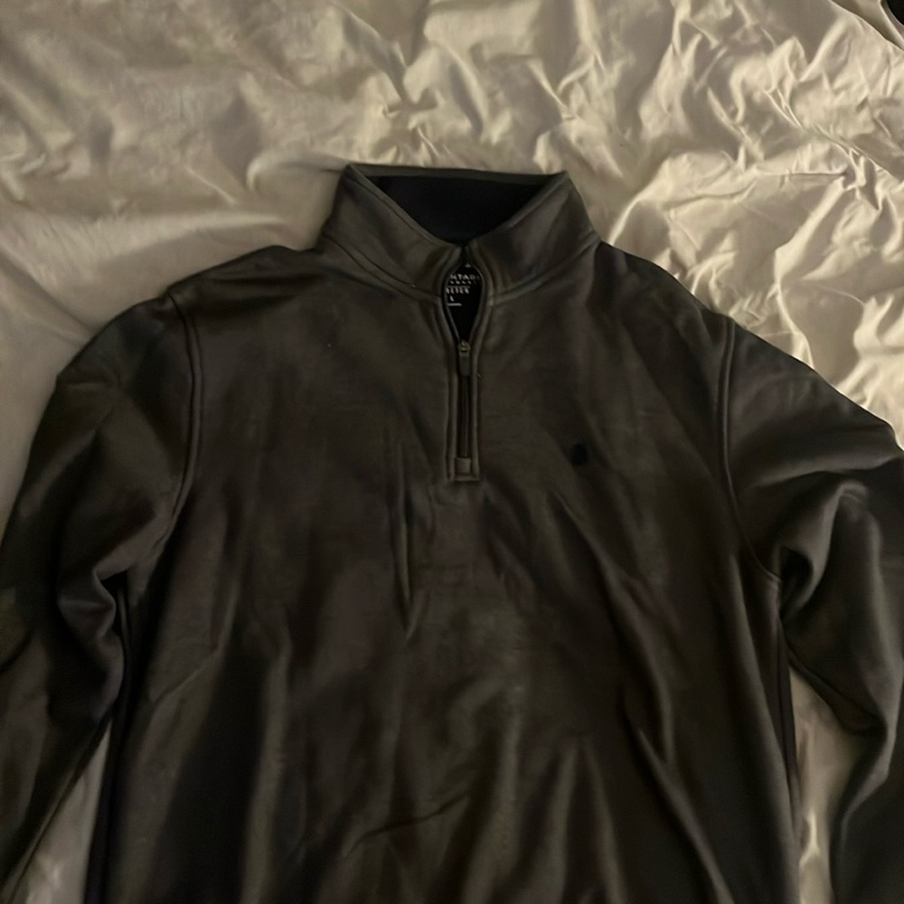Gray Izod 1/4 zip